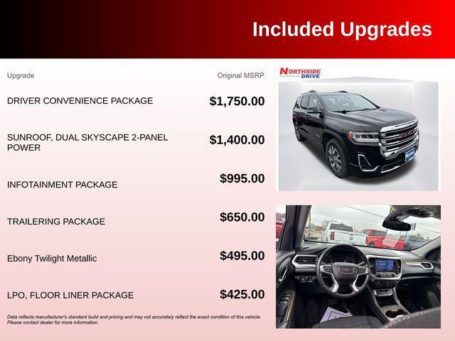 used 2023 GMC Acadia car, priced at $33,997