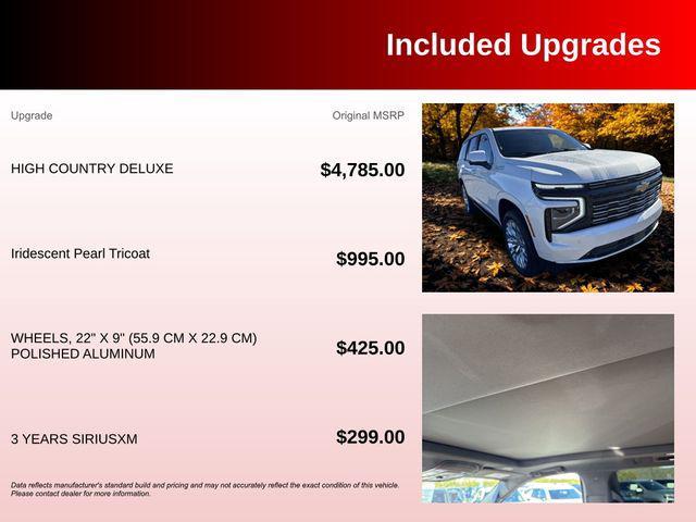used 2025 Chevrolet Tahoe car, priced at $81,999