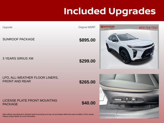 new 2025 Chevrolet Trax car, priced at $25,597