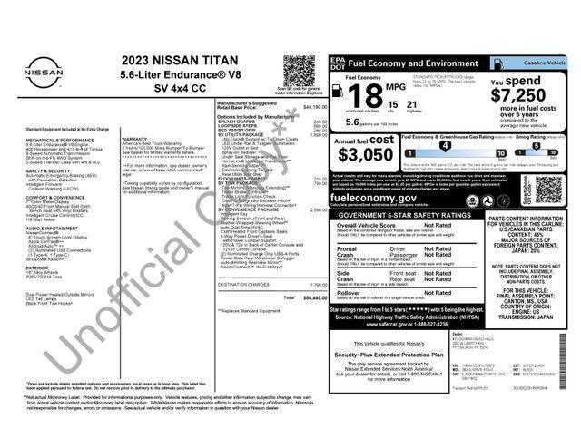 used 2023 Nissan Titan car, priced at $35,999