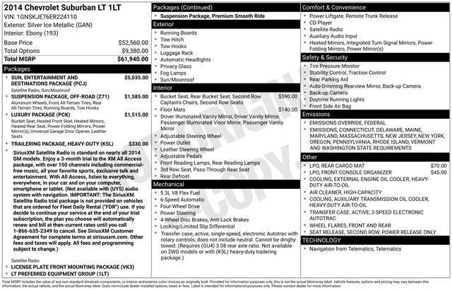 used 2014 Chevrolet Suburban car