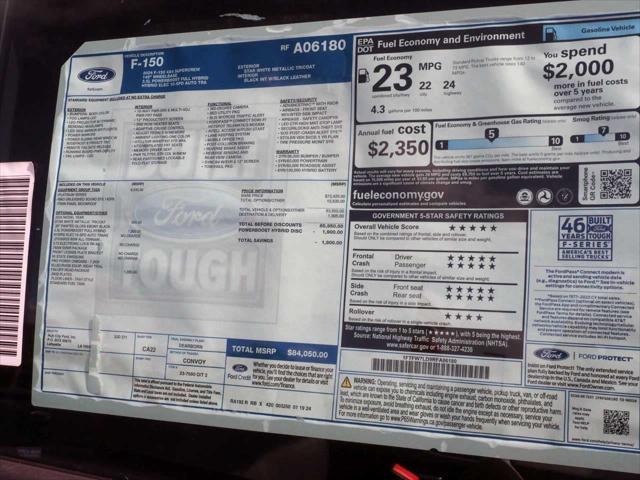 new 2024 Ford F-150 car, priced at $79,050