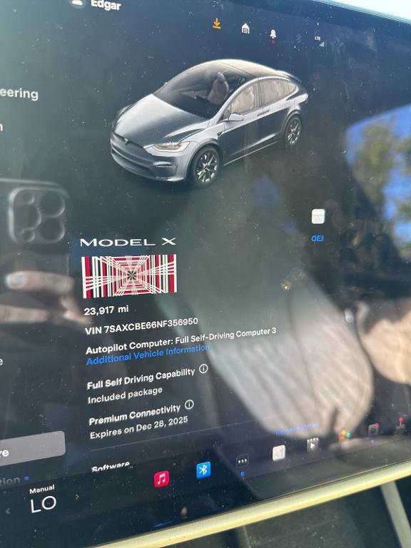 used 2022 Tesla Model X car, priced at $63,900