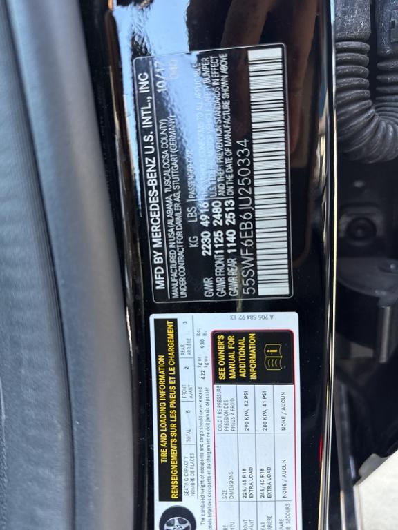 used 2018 Mercedes-Benz AMG C 43 car, priced at $26,593