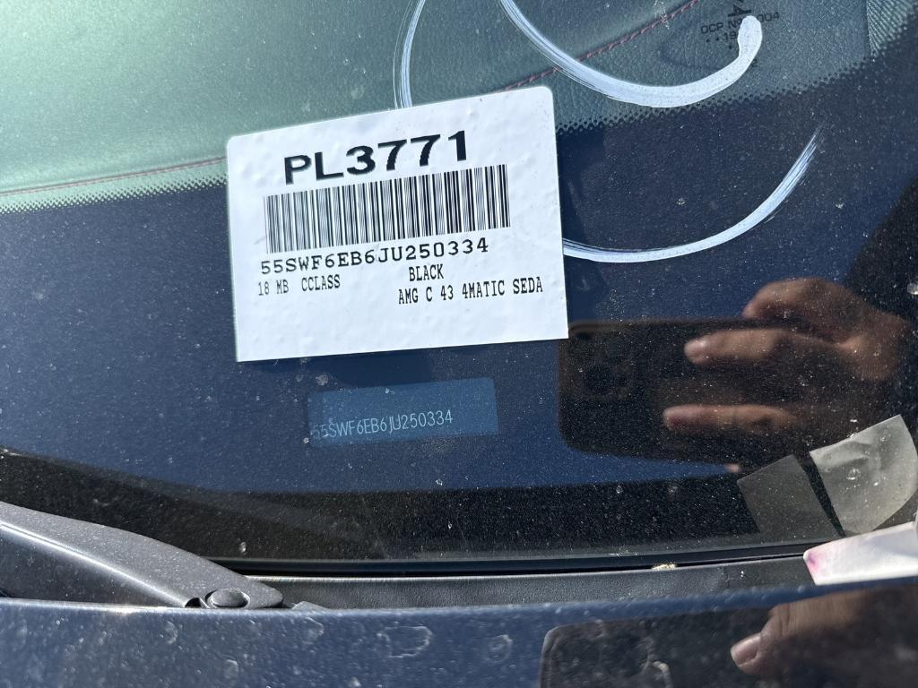 used 2018 Mercedes-Benz AMG C 43 car, priced at $26,593