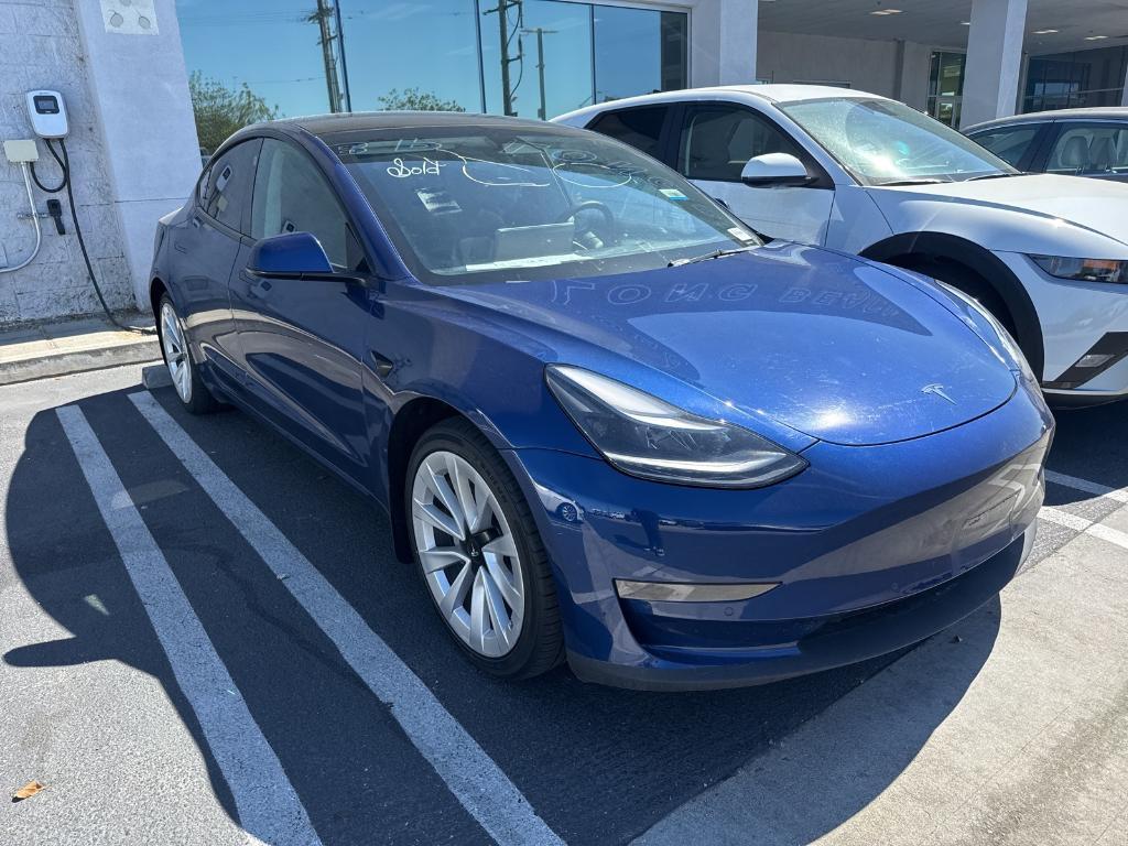 used 2022 Tesla Model 3 car, priced at $23,000