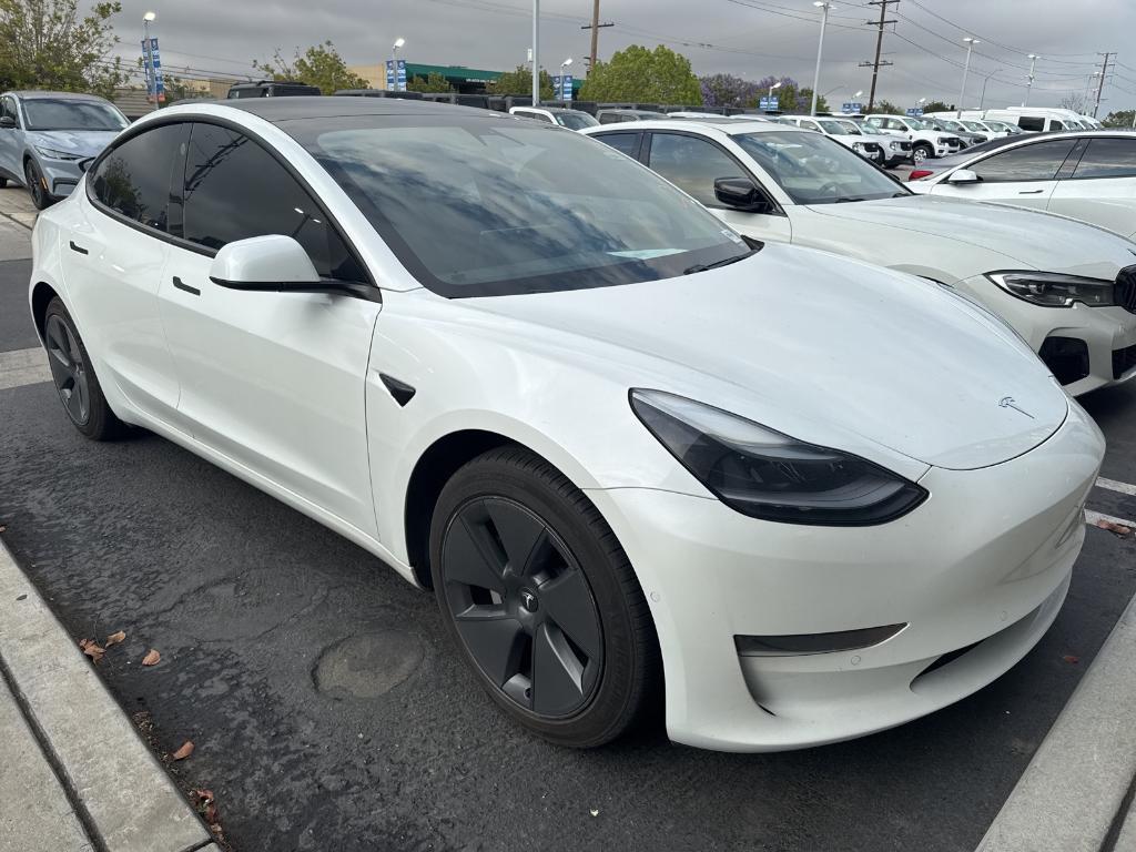 used 2021 Tesla Model 3 car, priced at $23,500