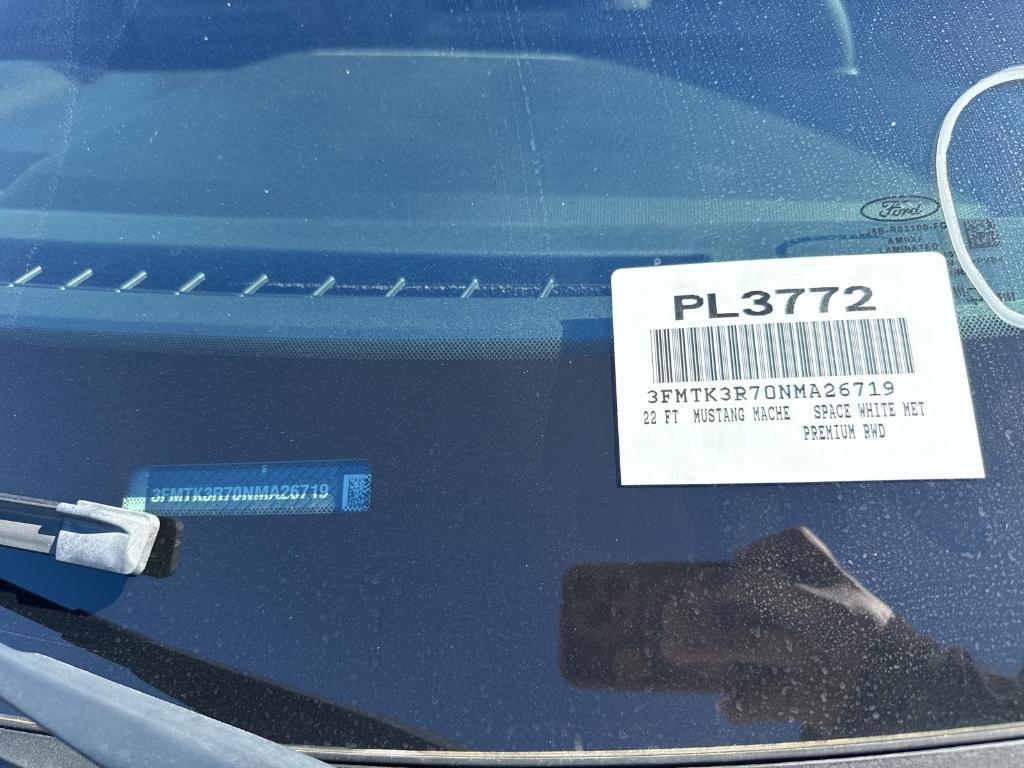 used 2022 Ford Mustang Mach-E car, priced at $25,500