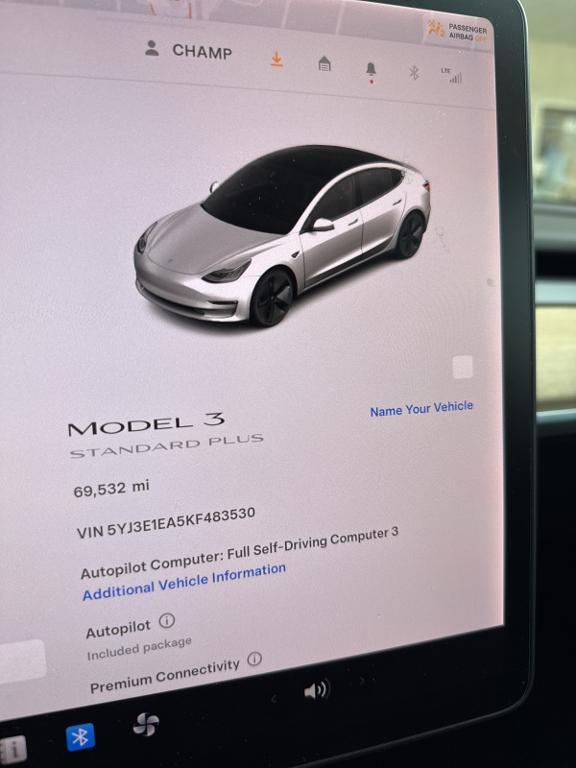 used 2019 Tesla Model 3 car, priced at $19,500