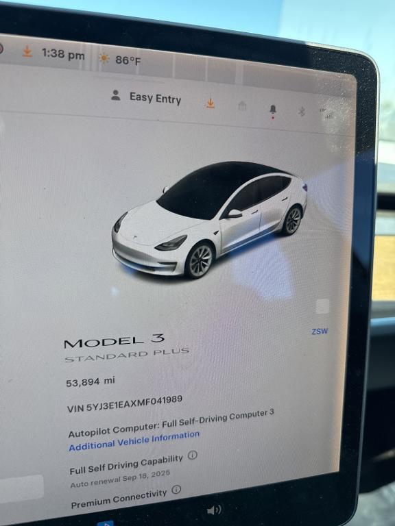 used 2021 Tesla Model 3 car, priced at $22,304