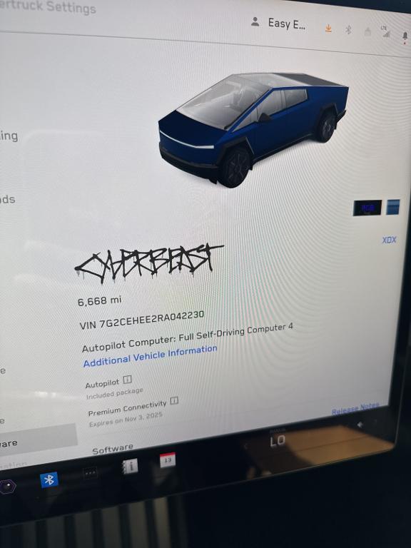 used 2024 Tesla Cybertruck car, priced at $86,900