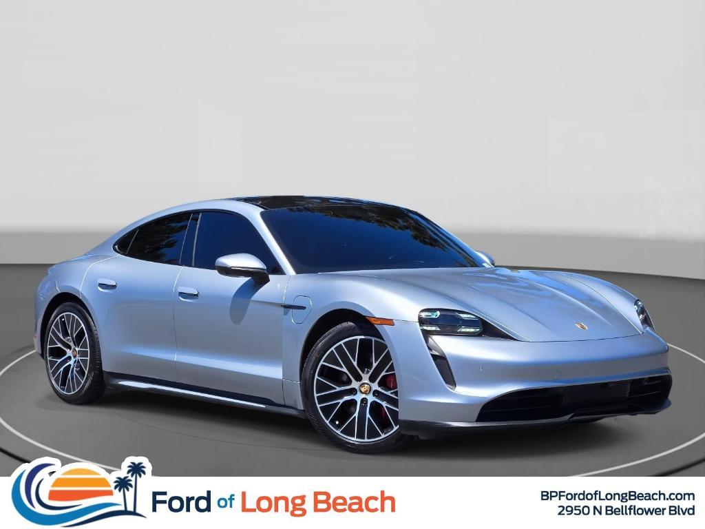 used 2021 Porsche Taycan car, priced at $58,997