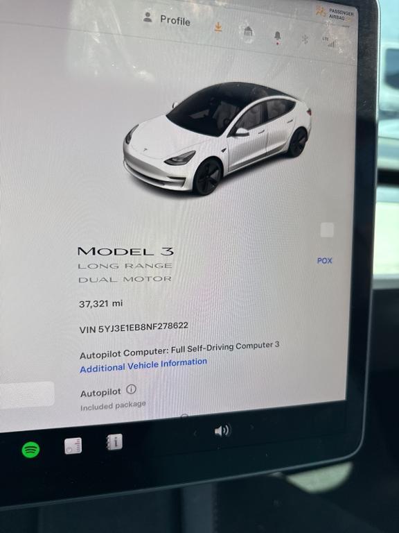 used 2022 Tesla Model 3 car, priced at $26,900