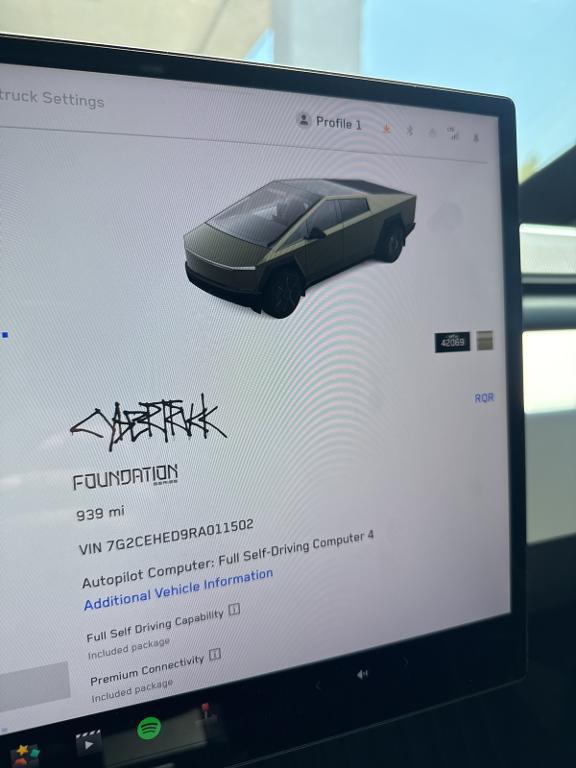 used 2024 Tesla Cybertruck car, priced at $78,000