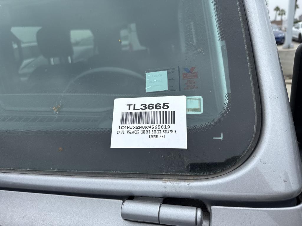 used 2019 Jeep Wrangler Unlimited car, priced at $24,982