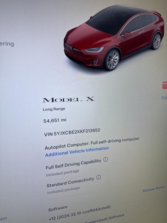 used 2019 Tesla Model X car, priced at $34,900