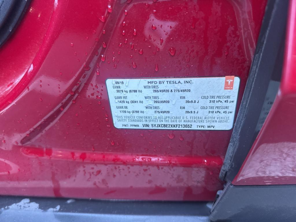 used 2019 Tesla Model X car, priced at $34,900