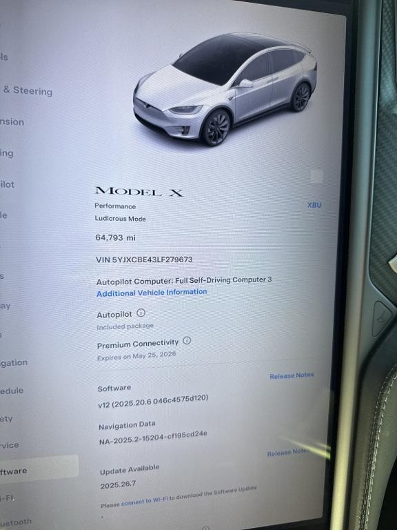 used 2020 Tesla Model X car, priced at $38,509