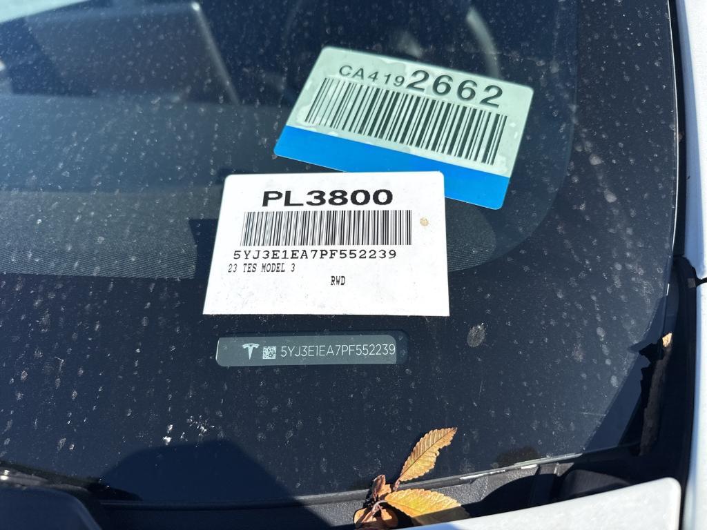 used 2023 Tesla Model 3 car, priced at $24,900