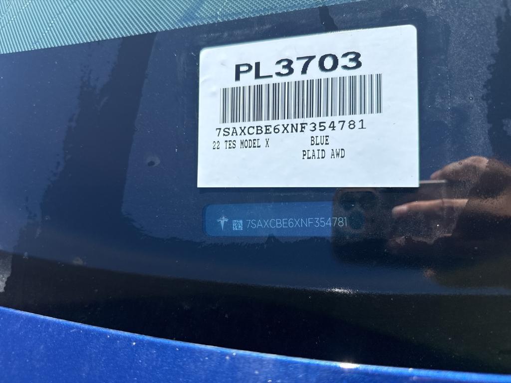 used 2022 Tesla Model X car, priced at $61,685