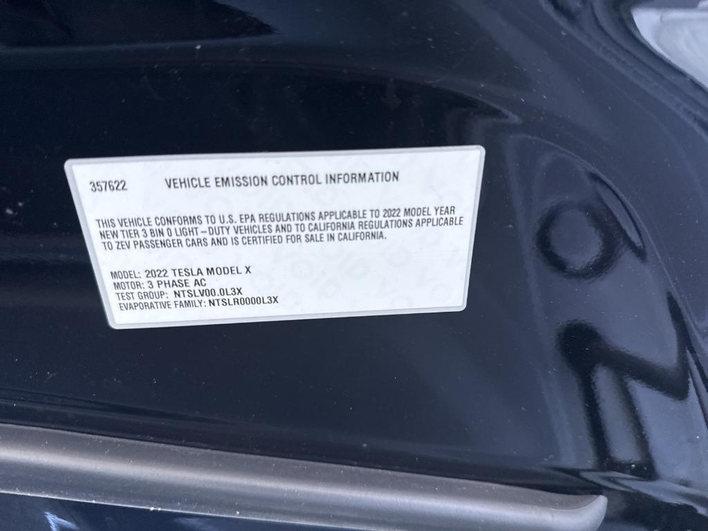 used 2022 Tesla Model X car, priced at $61,827