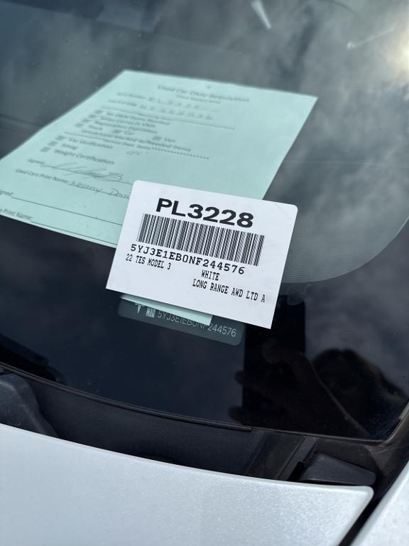 used 2022 Tesla Model 3 car
