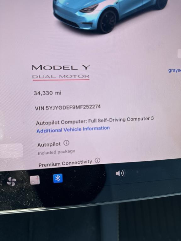 used 2021 Tesla Model Y car, priced at $28,445
