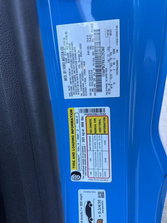 used 2022 Ford Mustang car, priced at $36,900