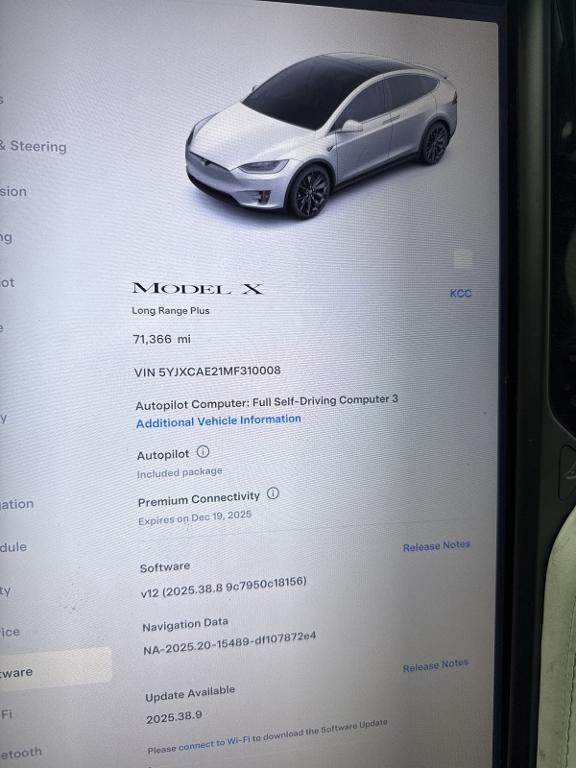 used 2021 Tesla Model X car, priced at $34,495