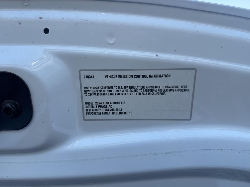 used 2024 Tesla Model 3 car, priced at $32,486