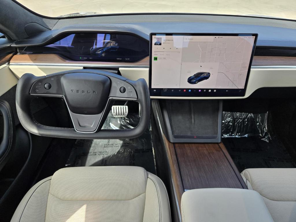 used 2021 Tesla Model S car, priced at $55,706