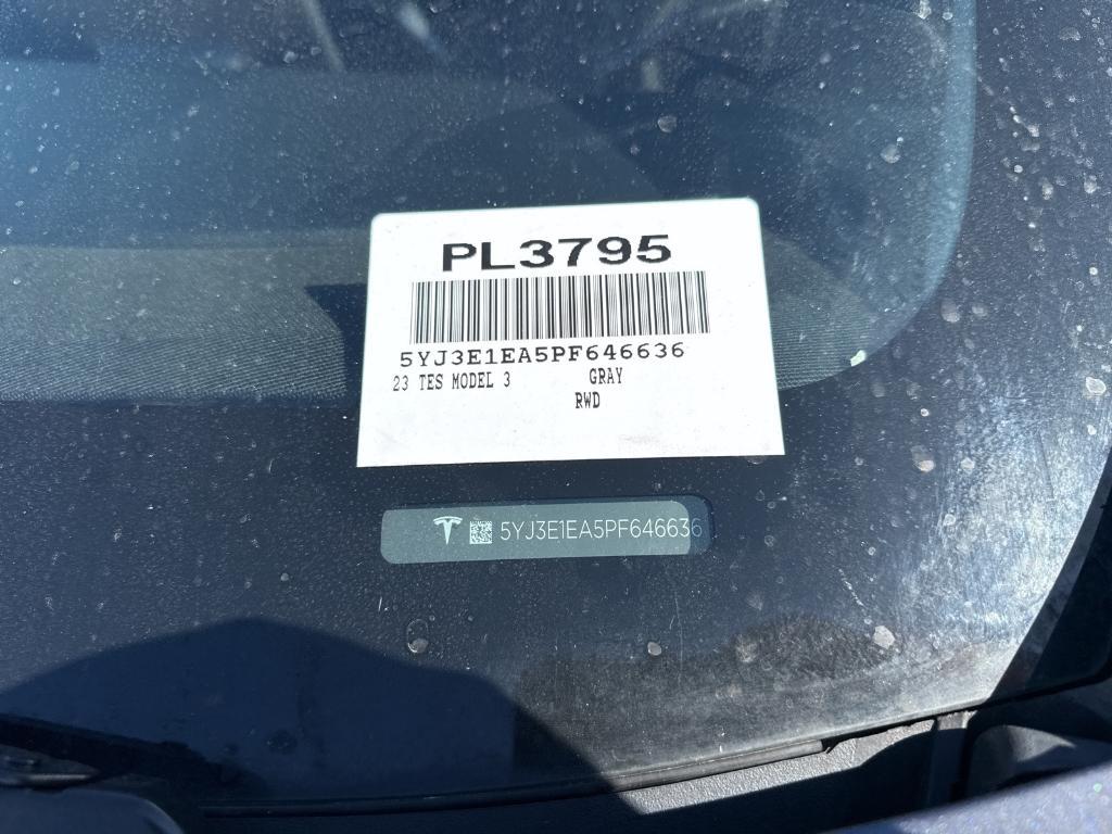 used 2023 Tesla Model 3 car, priced at $25,500