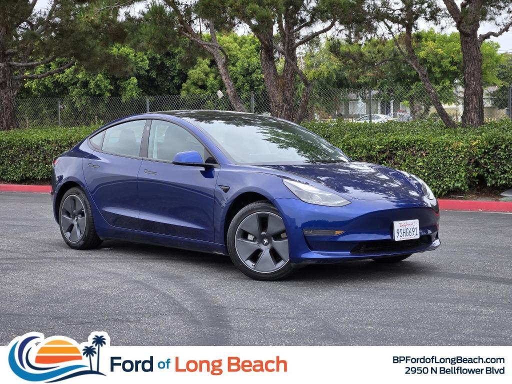 used 2021 Tesla Model 3 car, priced at $23,000