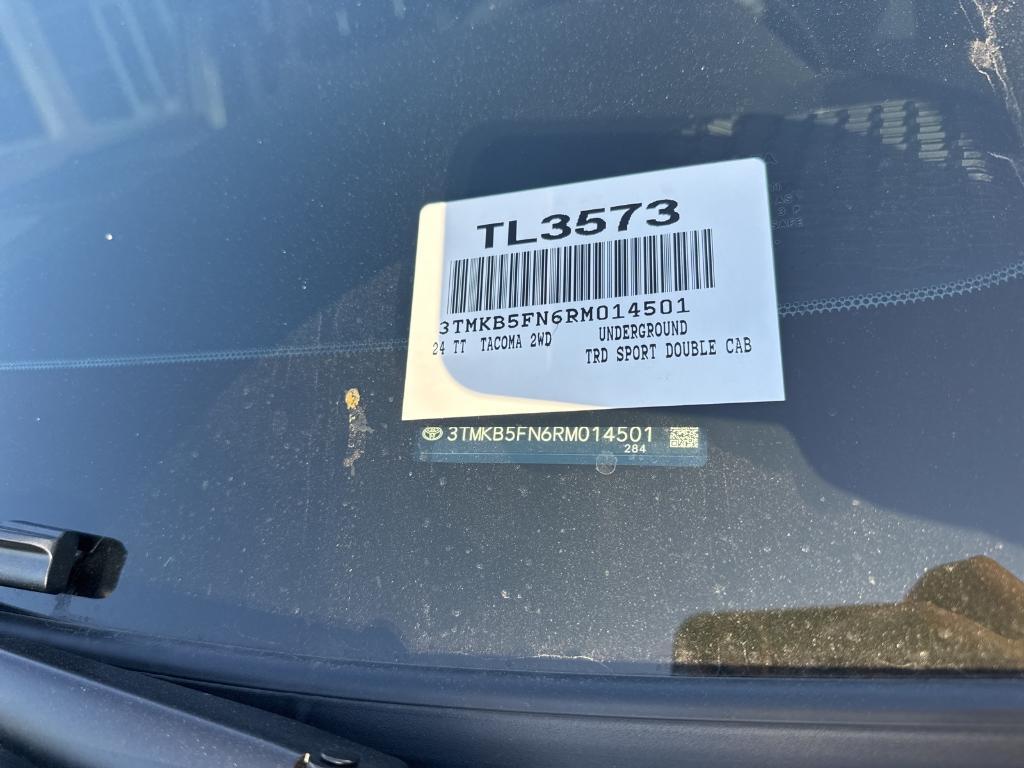 used 2024 Toyota Tacoma car, priced at $37,500