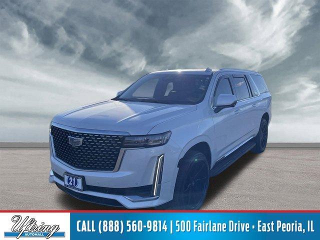 used 2021 Cadillac Escalade ESV car, priced at $64,488