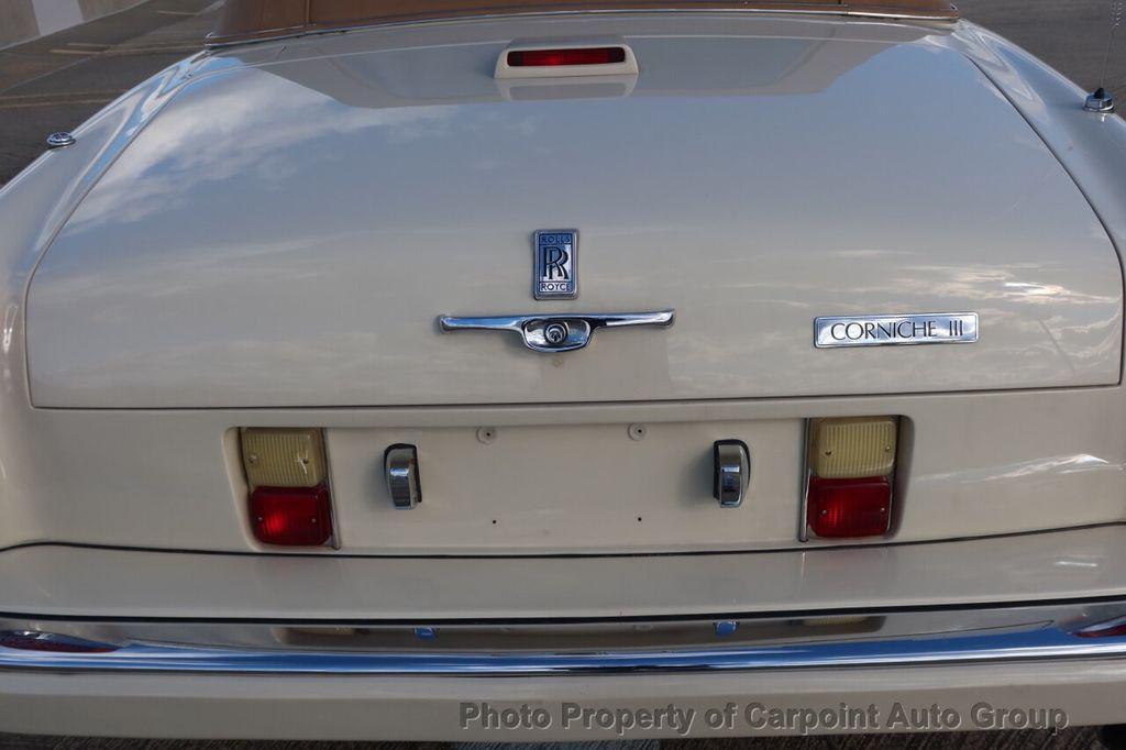 used 1991 Rolls-Royce Corniche car, priced at $92,000