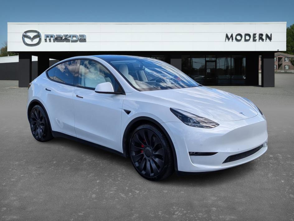 used 2021 Tesla Model Y car, priced at $28,594