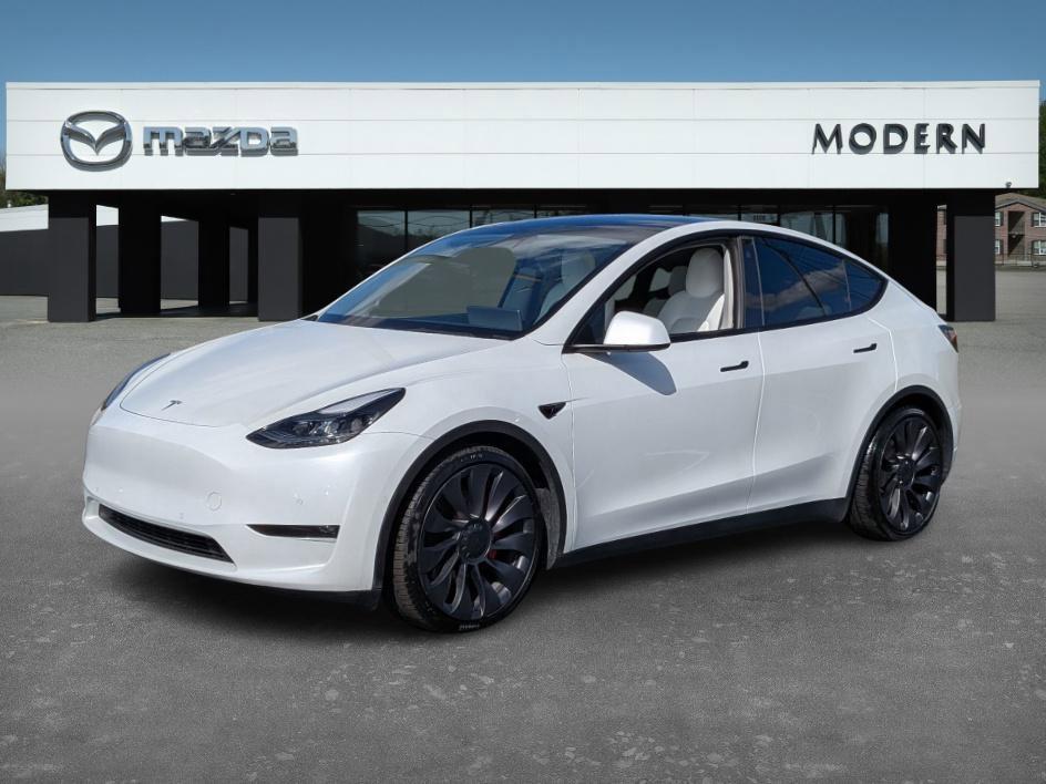 used 2021 Tesla Model Y car, priced at $28,594