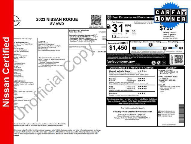 used 2023 Nissan Rogue car, priced at $24,999