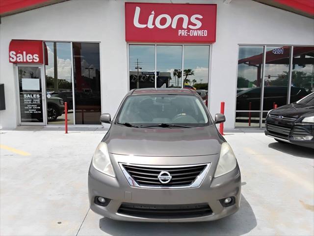 used 2012 Nissan Versa car, priced at $4,900