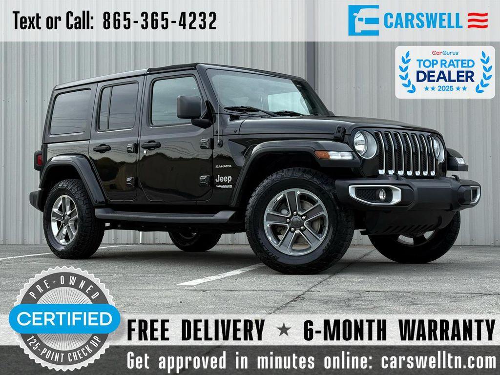 used 2018 Jeep Wrangler Unlimited car, priced at $23,750