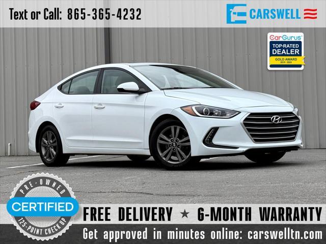 used 2018 Hyundai Elantra car, priced at $11,732