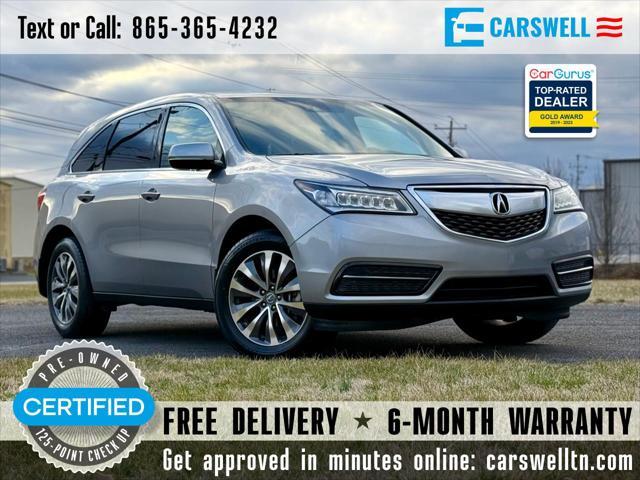 used 2016 Acura MDX car, priced at $13,315