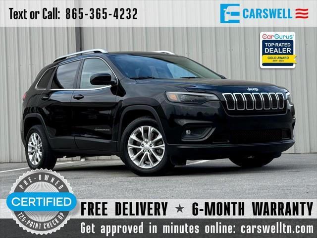 used 2019 Jeep Cherokee car, priced at $13,533