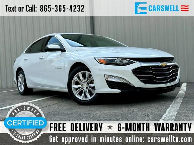 used 2022 Chevrolet Malibu car, priced at $15,492