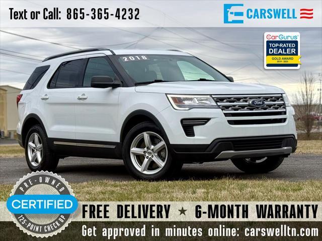 used 2018 Ford Explorer car, priced at $14,500