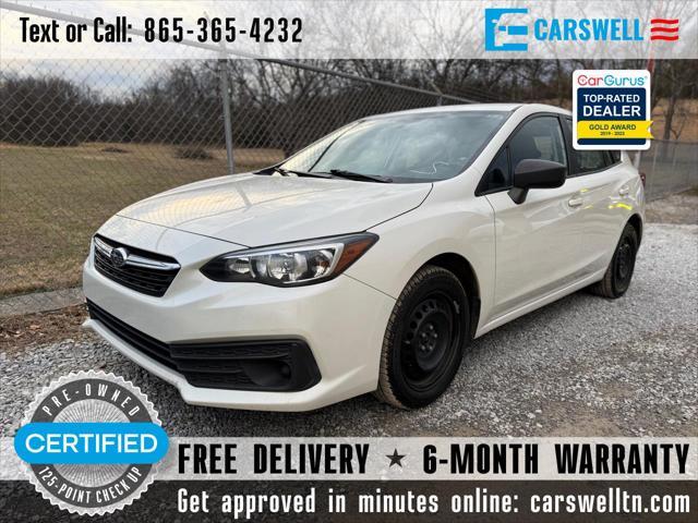 used 2020 Subaru Impreza car, priced at $13,349