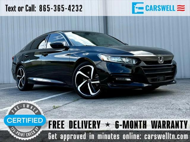used 2018 Honda Accord car, priced at $19,449