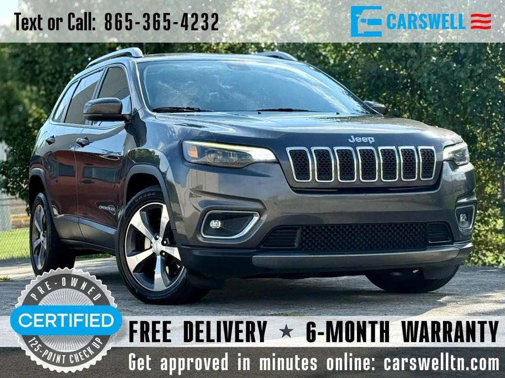 used 2019 Jeep Cherokee car, priced at $12,468
