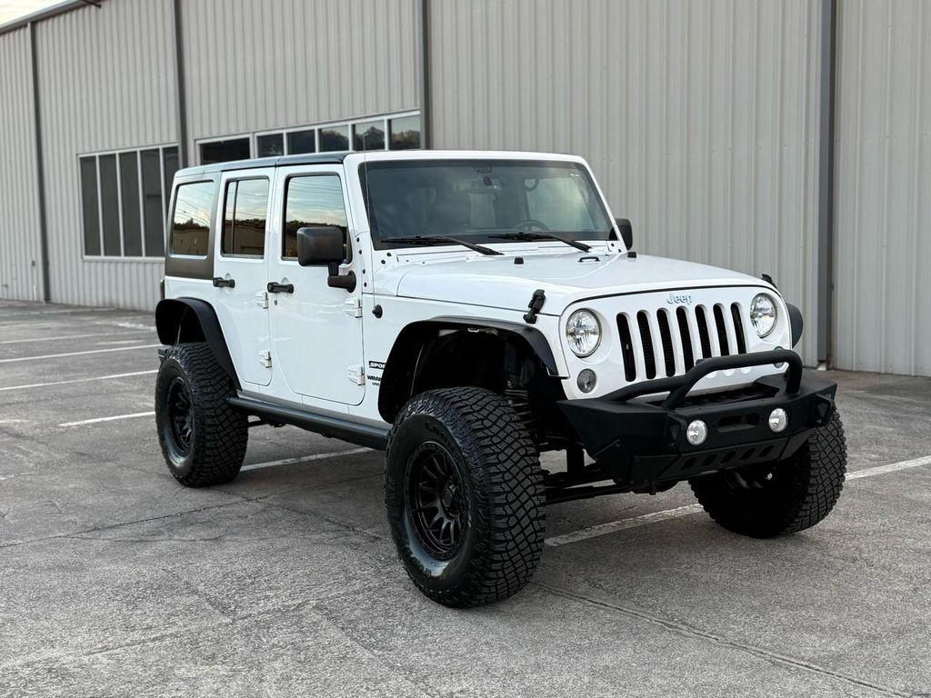 used 2016 Jeep Wrangler Unlimited car, priced at $18,500